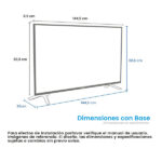 Televisor Challenger 65 pulgadas QLED 4K UHD conectividad HDMI y USB