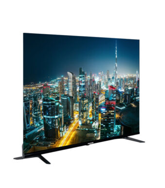Televisor Challenger 65 pulgadas Smart QLED 4K lateral