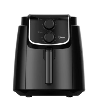 Freidora de aire Midea MAF4A2DB 4 litros frontal - freidora de aire midea 4 litros