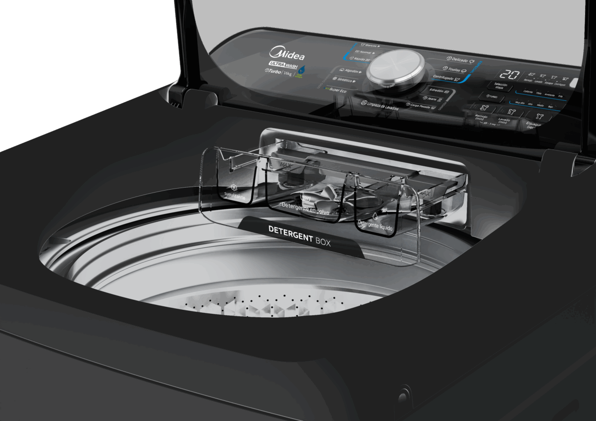LAVADORA MIDEA MA512W160/T-CO CARG SUP AUTOM.16Kg/35Lbs WAVE WASH - Image 3