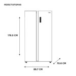 NEVECON MIDEA MDRS710FGM46CO SIDE BY SIDE INOX 555 LITROS PLUS INVERTER - Image 5