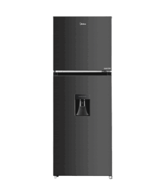 Nevera Midea MDRT346MTM28COD 239 litros Jazz Black vista frontal